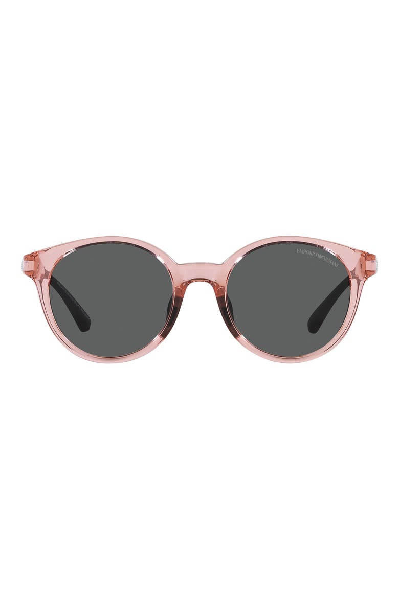 47mm Phantos Sunglasses, Main, color, SHINY PINK / DARK GREY