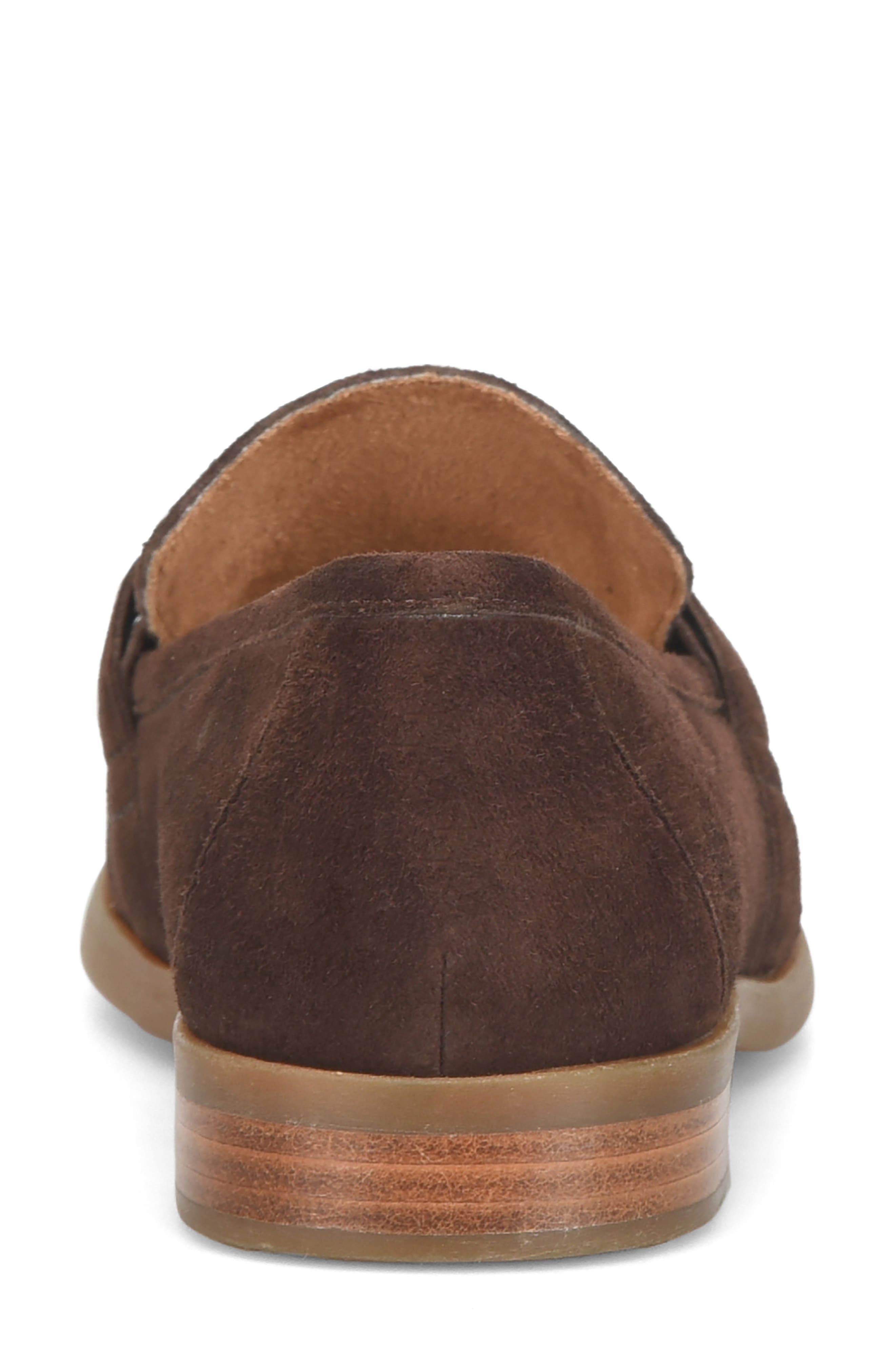 Børn Caley Loafer, Alternate, color, Chocolate Suede