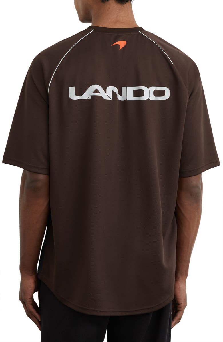 Reiss Dexor Graphic T-Shirt, Alternate, color, Chocolate Brown