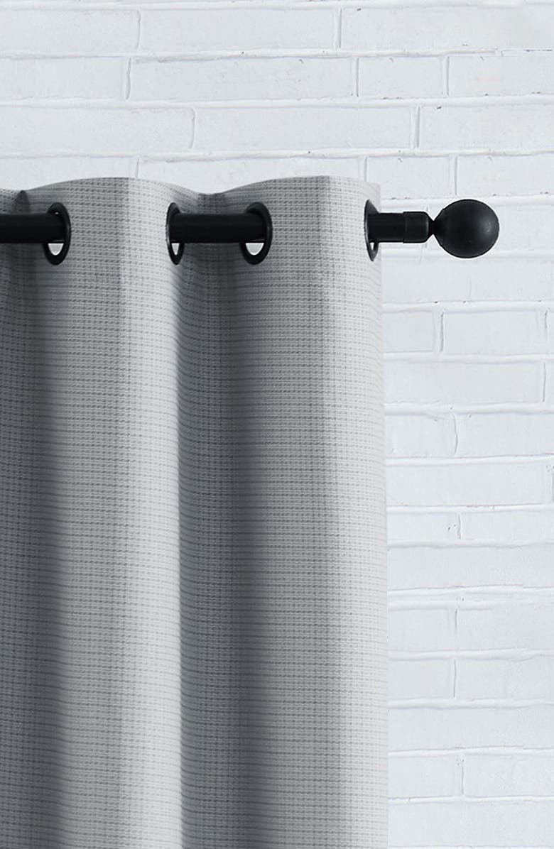 Lucky Brand Finley Textured Blackout Set of 2 Curtain Panels, Alternate, color, Light Grey