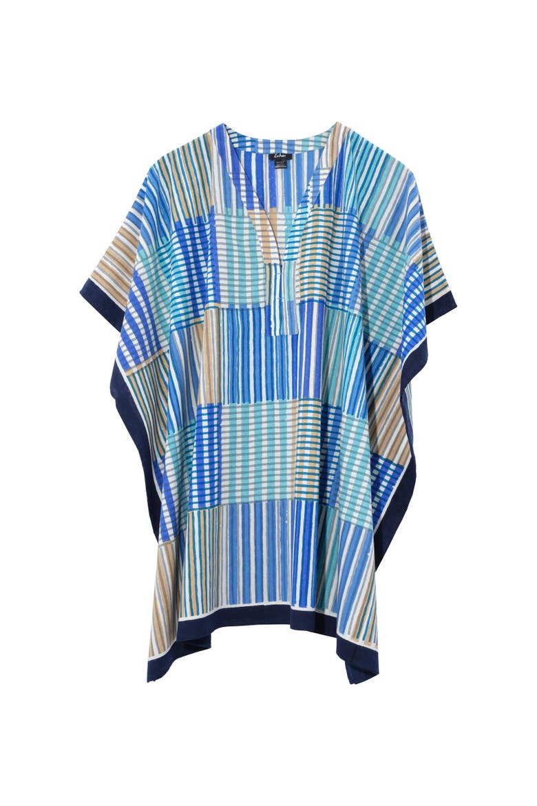 Stripe Illusion Caftan, Main, color, Ultramarine