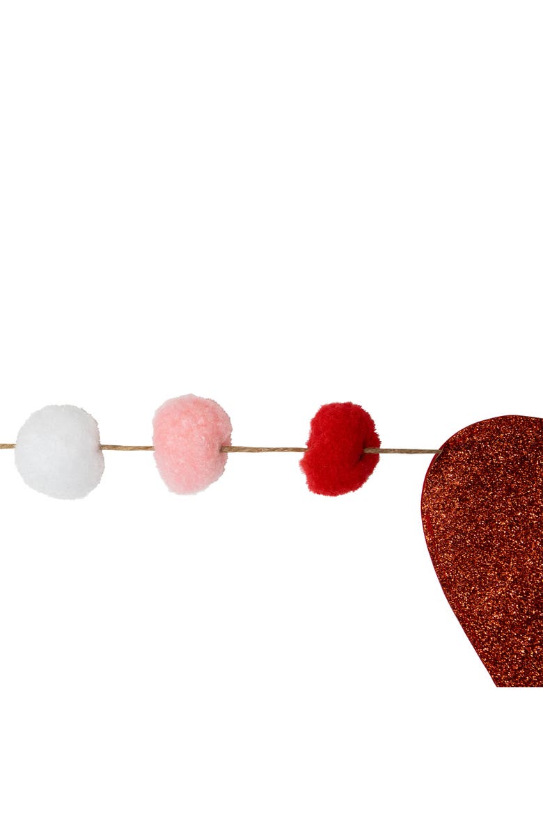 Northlight 5' Glittered "Love" Valentine's Day Wall Banner Decoration, Alternate, color, Red