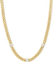 Melinda Maria Julian Triple Station Chain Necklace