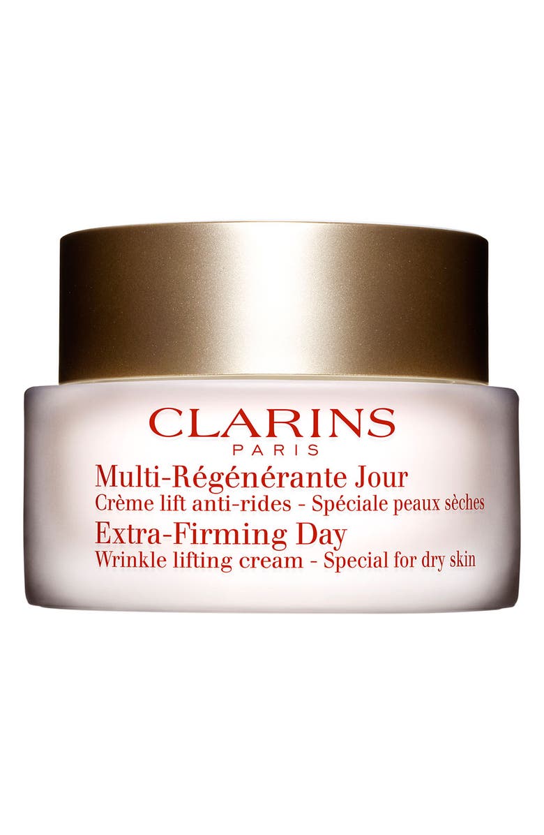 Clarins Extra-Firming Day Wrinkle Lifting Cream for Dry Skin, Main, color, 