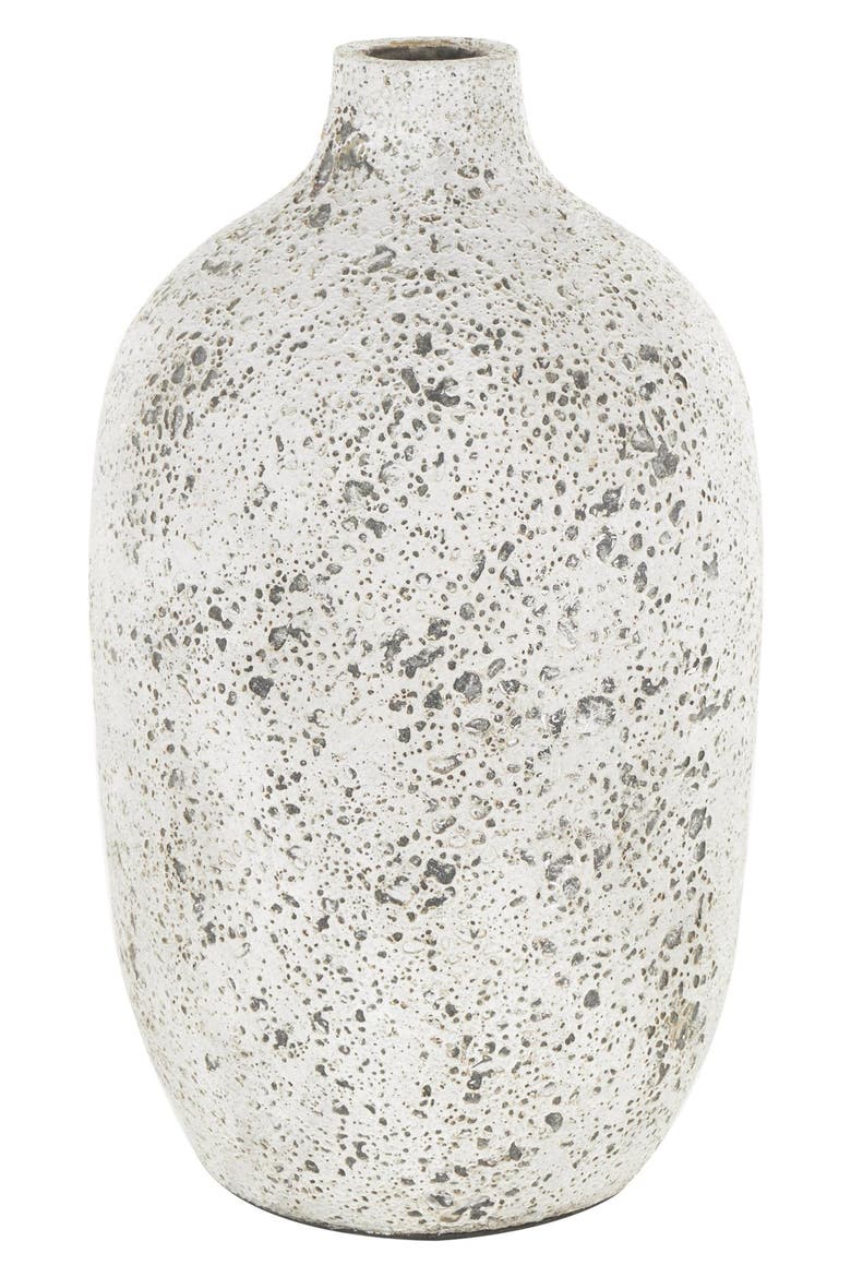 Terracotta Vase, Main, color, WHITE