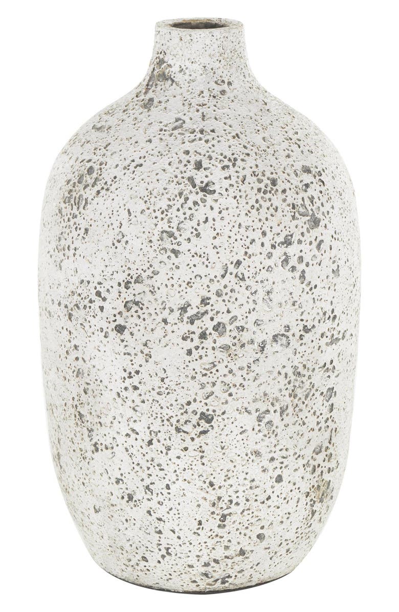 UMA Terracotta Vase, Main, color, White