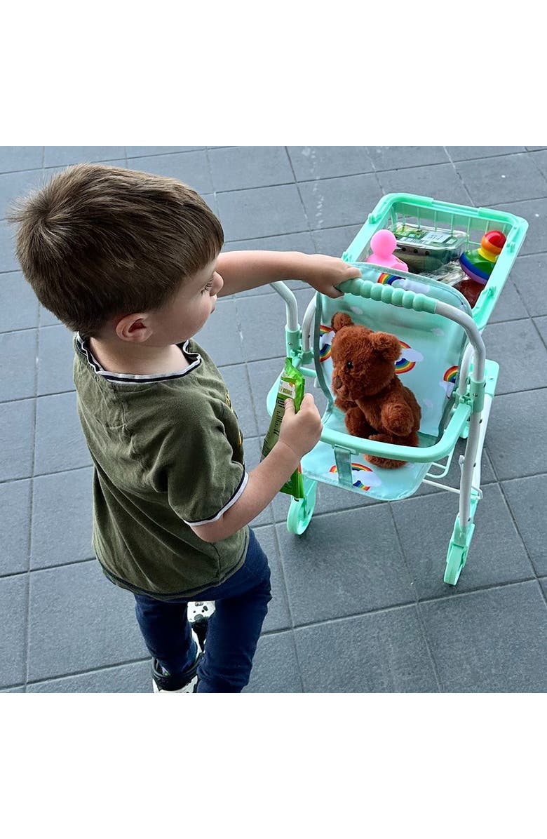 Roma Prams Rupert Shopping Trolley Toy, Alternate, color, Green
