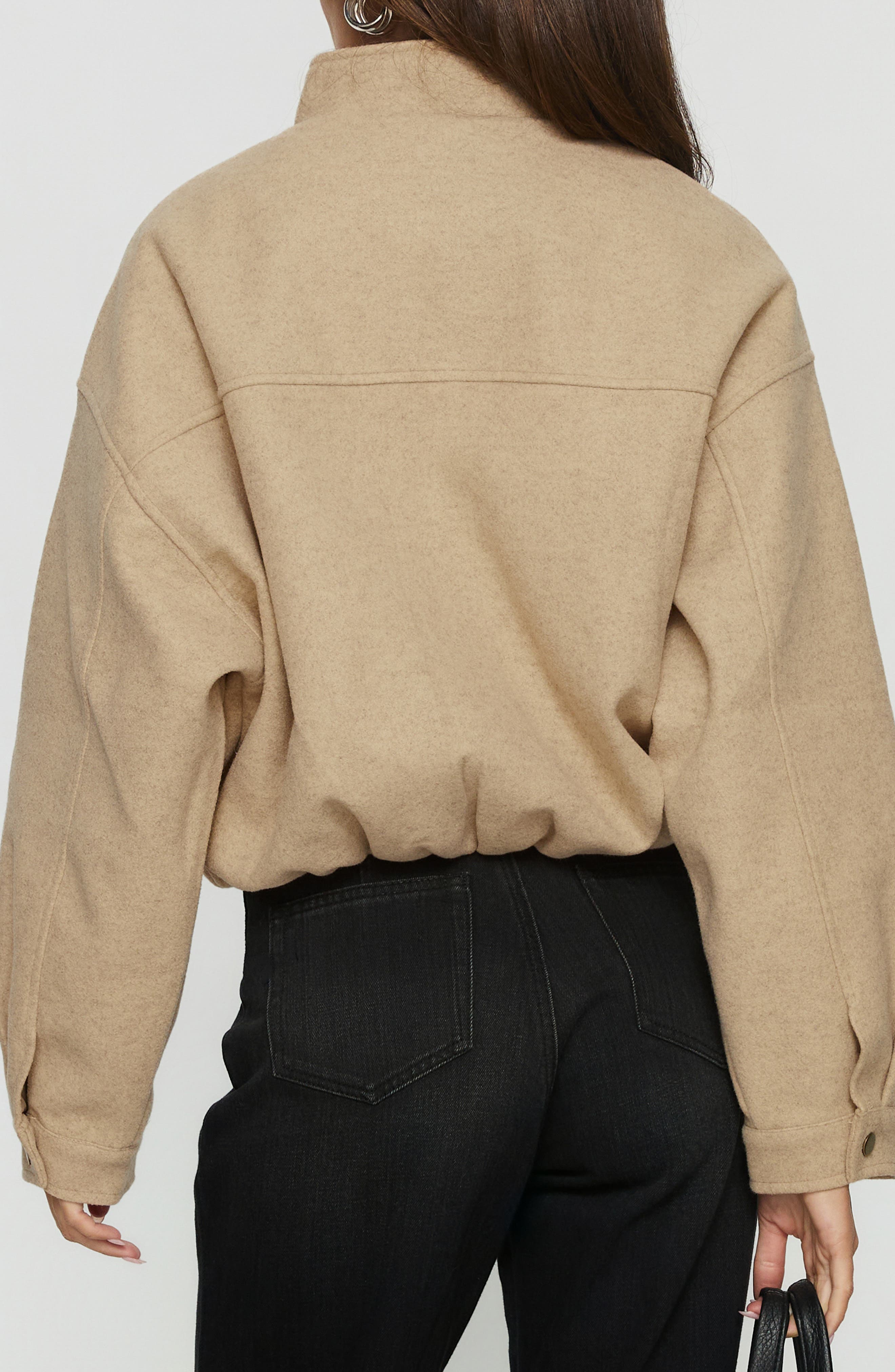 Chayden Cropped Bomber Jacket - image 2