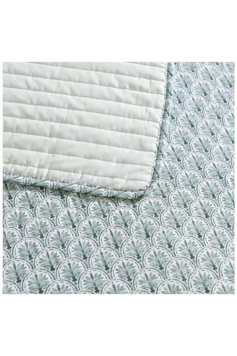 Coastal Batik Cotton Quilt Set, Alternate, color, GREEN