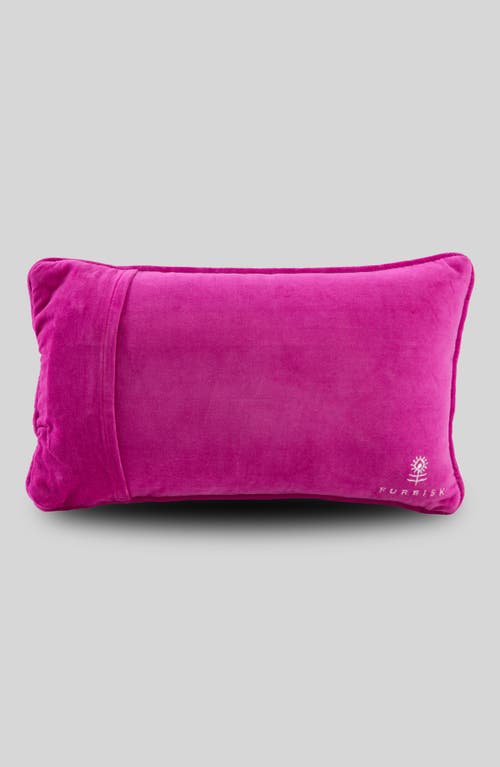 Furbish Needlepoint Pillow In Red