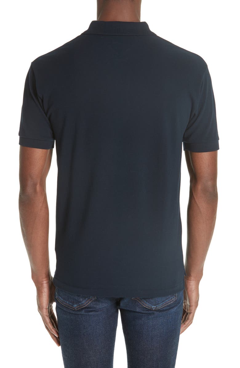 Comme des Garçons PLAY Cotton Piqué Polo, Alternate, color,
