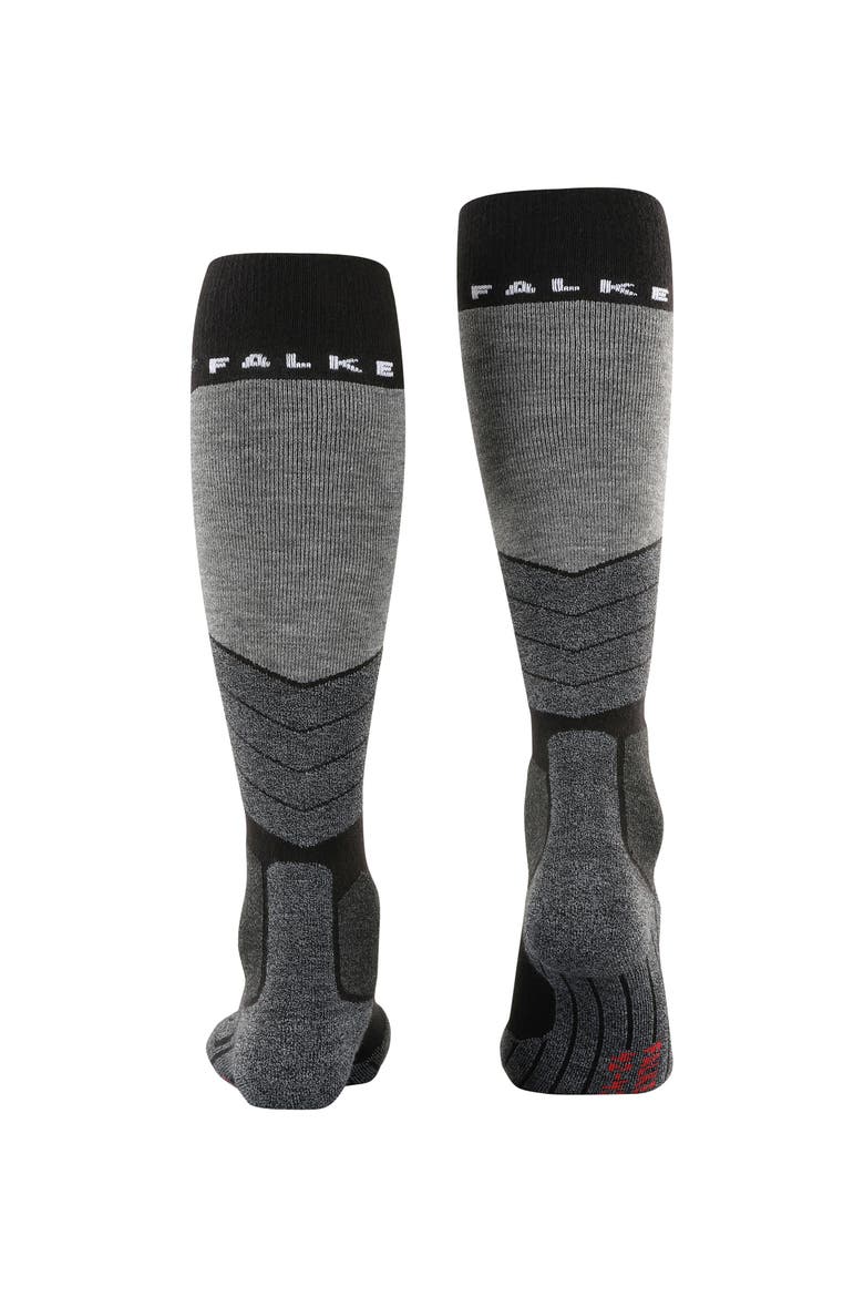 SK2 Intermediate Cashmere Ski Socks, Alternate, color, Black-Mix