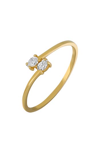 Bony Levy Liora Diamond Stacking Ring In 18k Yellow Gold