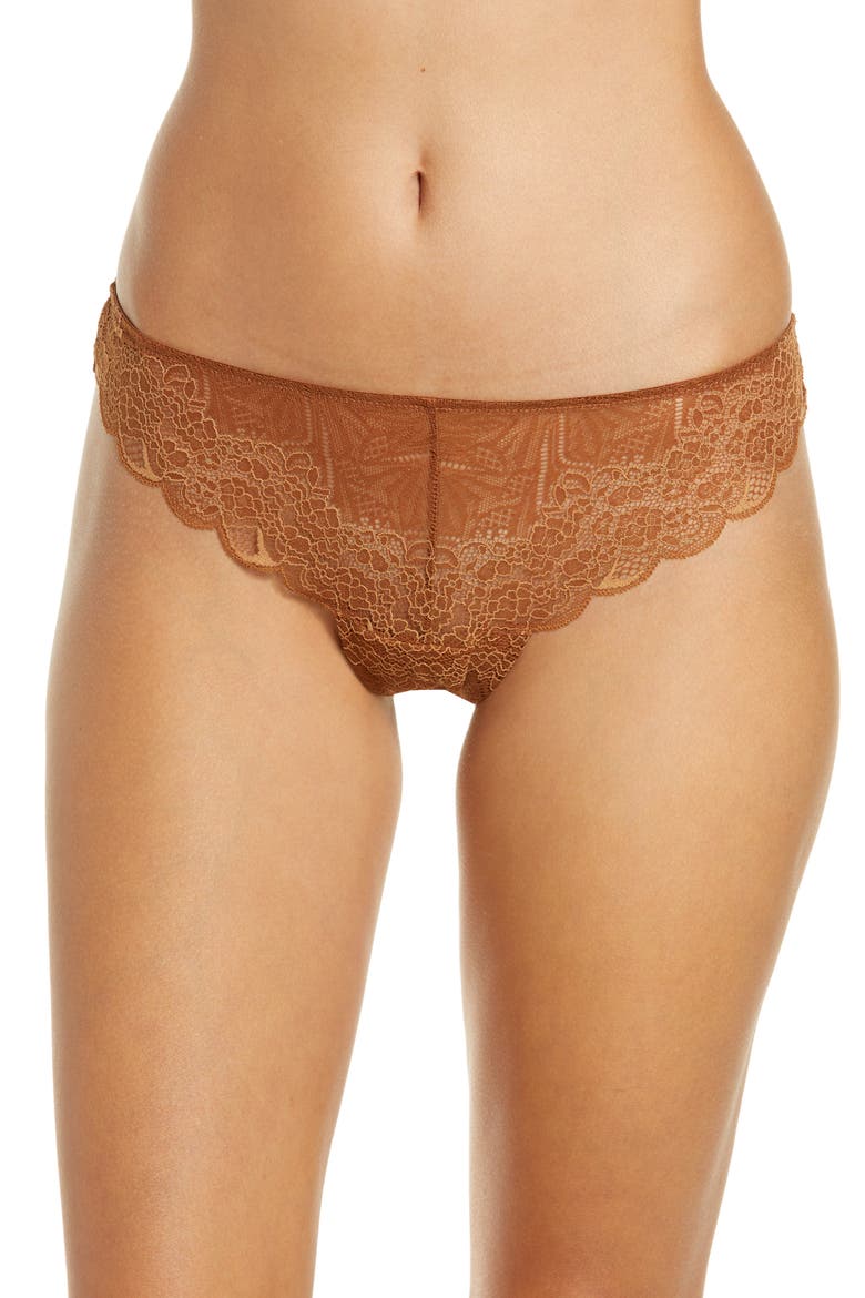 Lace Tanga, Main, color, CINNAMON