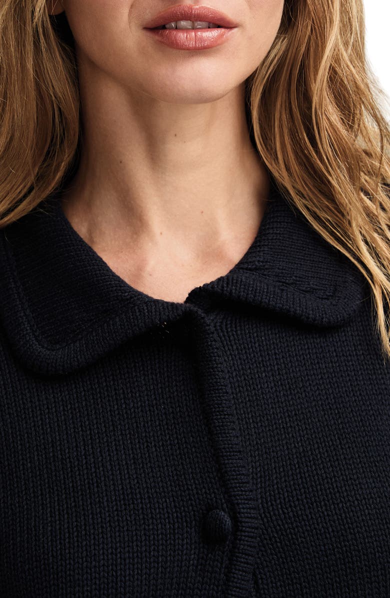 Lucky Brand Cotton Cardigan, Alternate, color, Cadet Navy