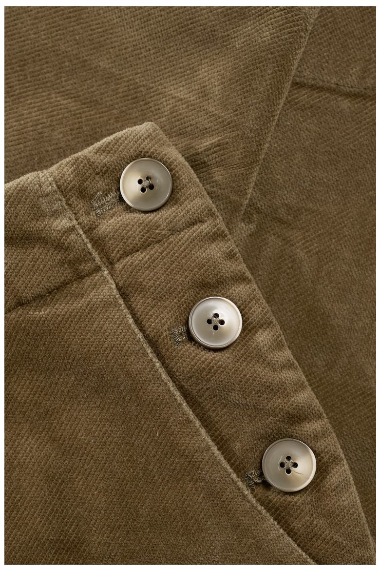 Crackington Sailor Button Crop Pull-On Pants, Alternate, color, LAUREL