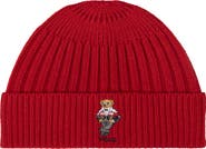 Ralph Lauren Racing Bear Beanie