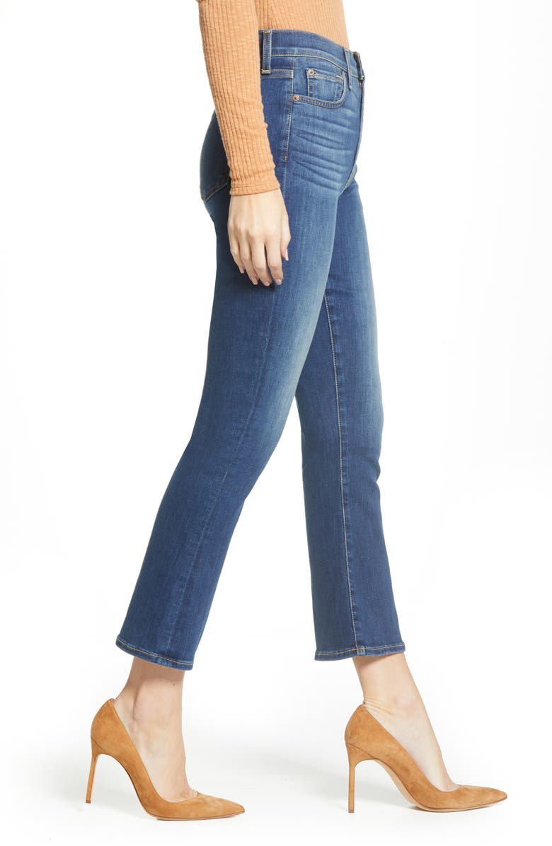 7 For All Mankind <sup>®</sup> High Waist Slim Kick Jeans, Alternate, color, 