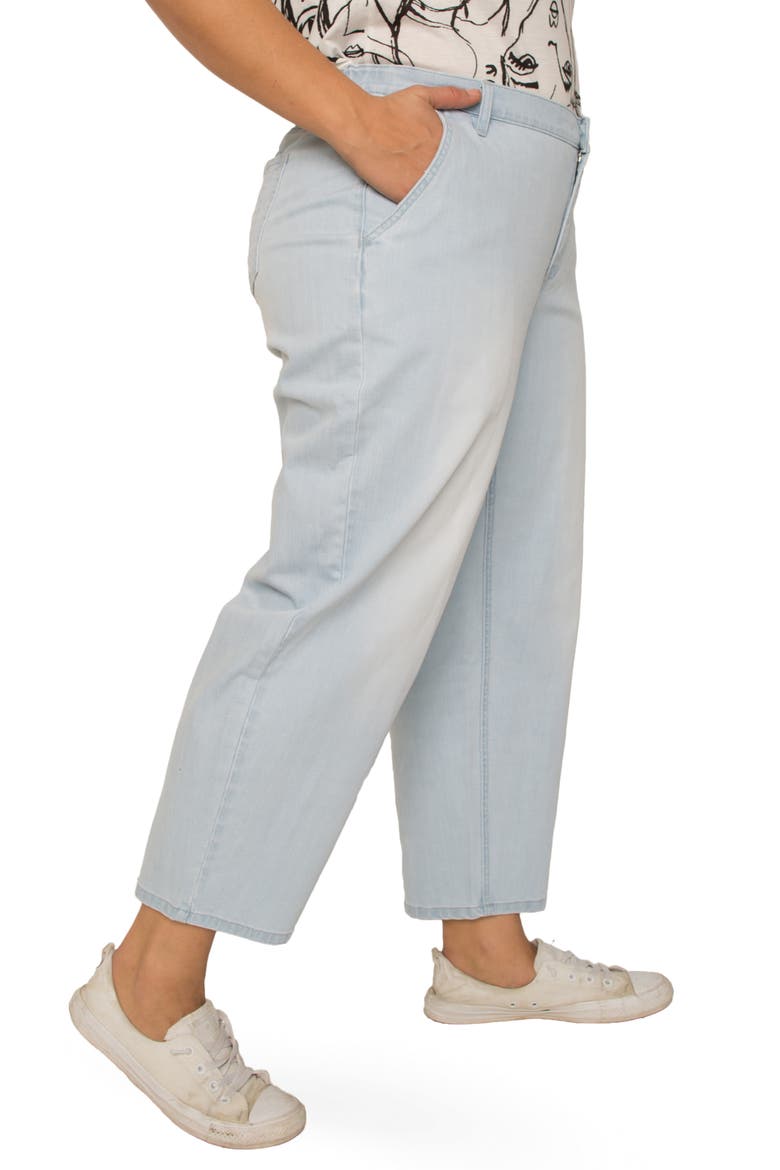 Harlow High Waist Tapered Crop Jeans, Alternate, color, VINTAGE