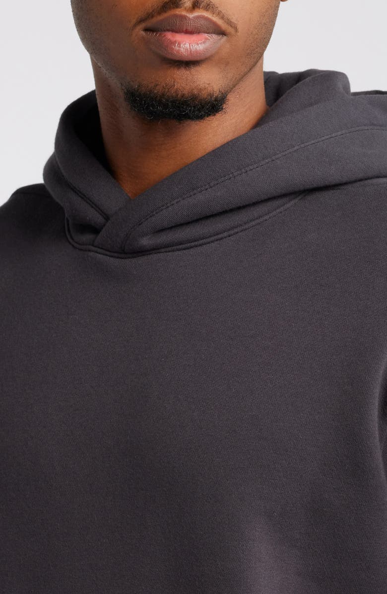 BP. Fleece Hoodie, Alternate, color, Black Faded