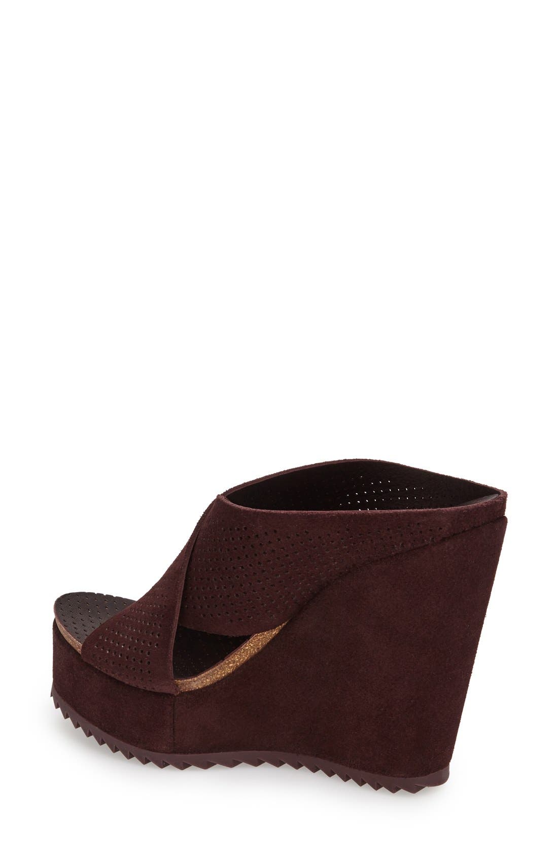 Pedro Garcia 'Tibby' Wedge Sandal, Alternate, color, 