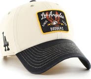 '47 Men's '47  Natural/Black Los Angeles Dodgers Keepsake Collection Clean Up Adjustable Hat