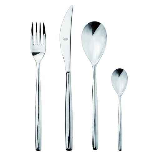 Mepra Stiria Flatware Set In Silver