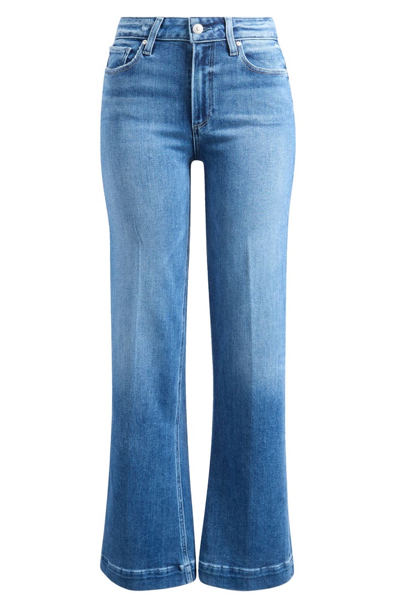 PAIGE Leenah High Waist Wide Leg Jeans, Alternate, color, Westminster