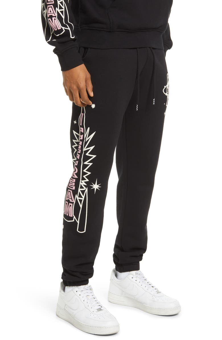 ICECREAM Atomic Sweatpants, Alternate, color, Black