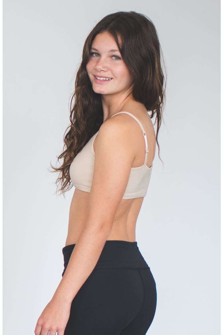 Bleum Neutral Kids' Seamless Bra, Alternate, color, Honey-Sky