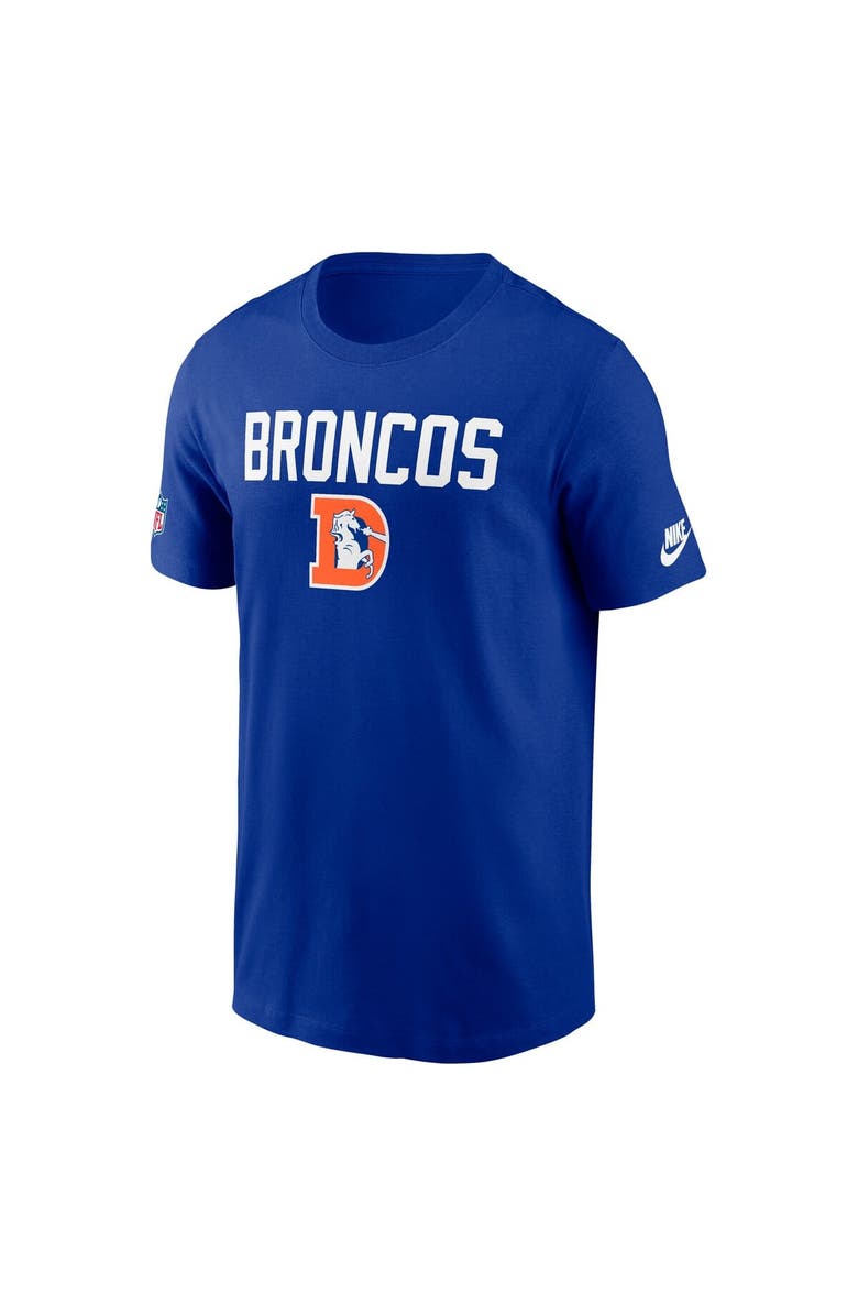 Nike Men's Nike Royal Denver Broncos Alt Pack Onside Conversion Performance T-Shirt, Alternate, color, Royal