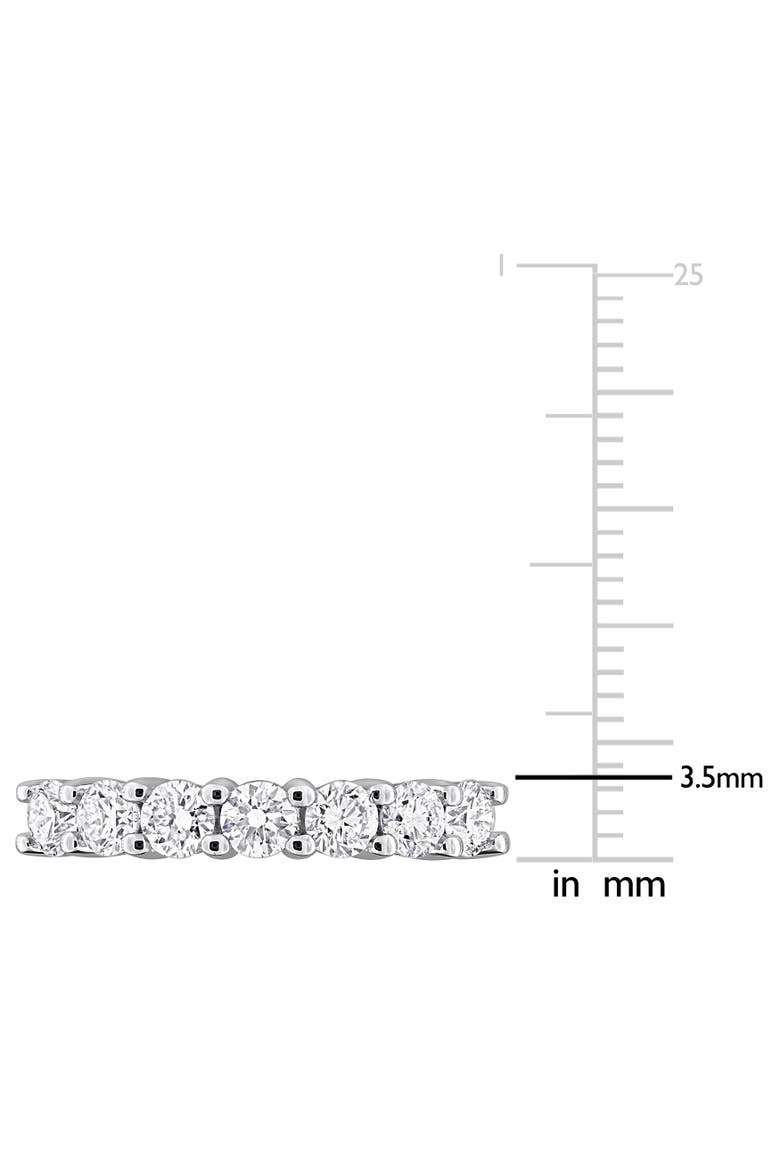 1 CTW Lab Grown Diamond Anniversary Band, Alternate, color, Sterling Silver