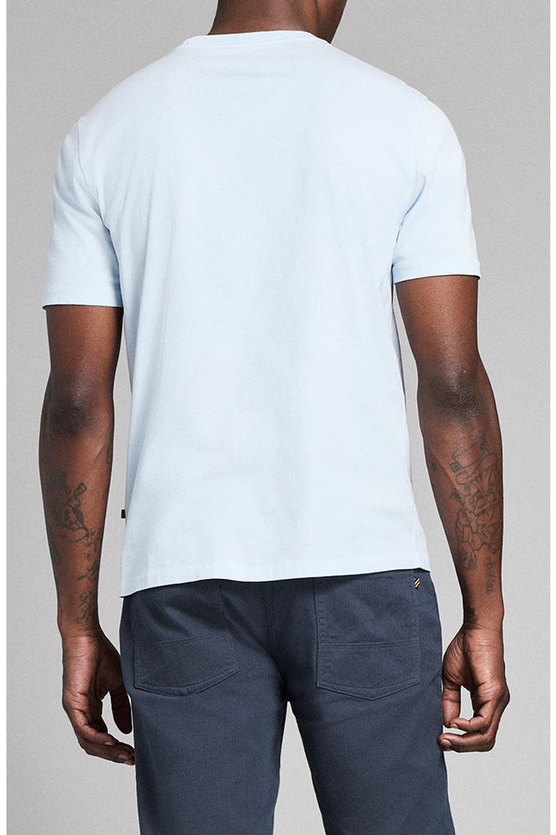 Washed Organic Cotton Pocket T-Shirt, Alternate, color, AIR BLUE