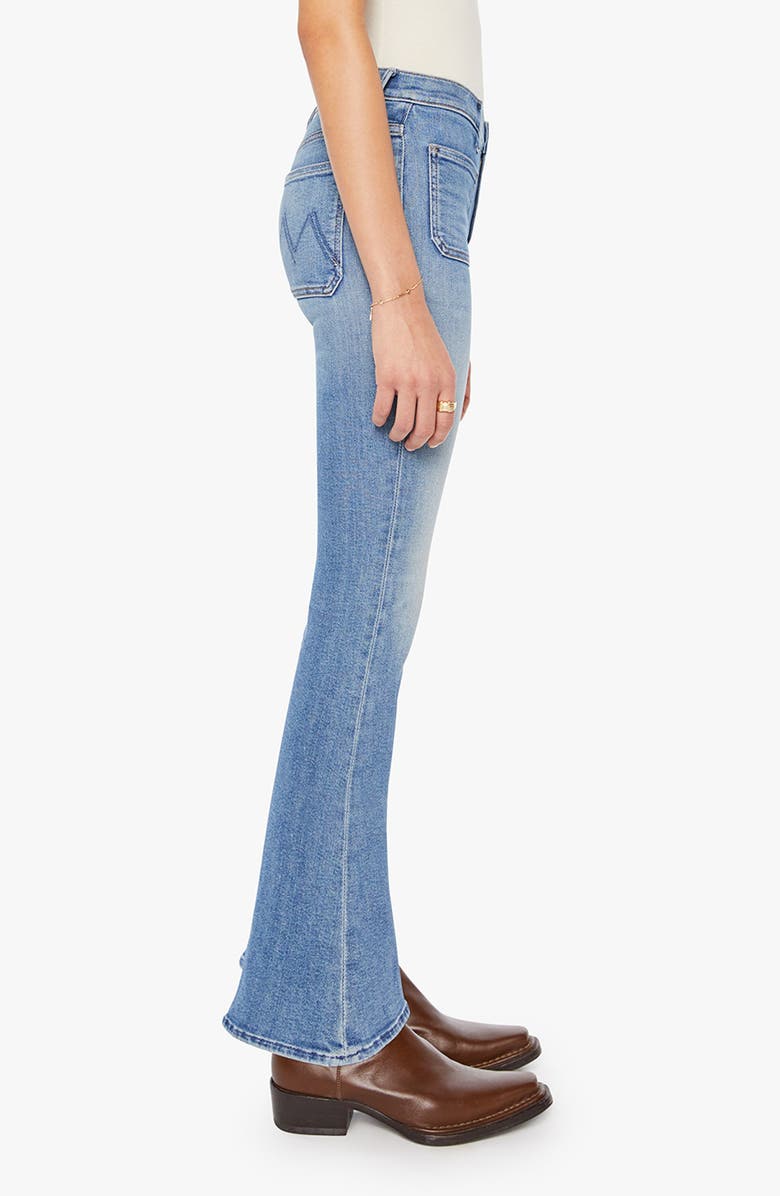 MOTHER The Weekend Patch Pocket Flare Leg Jeans, Alternate, color, Poppin Wheelies