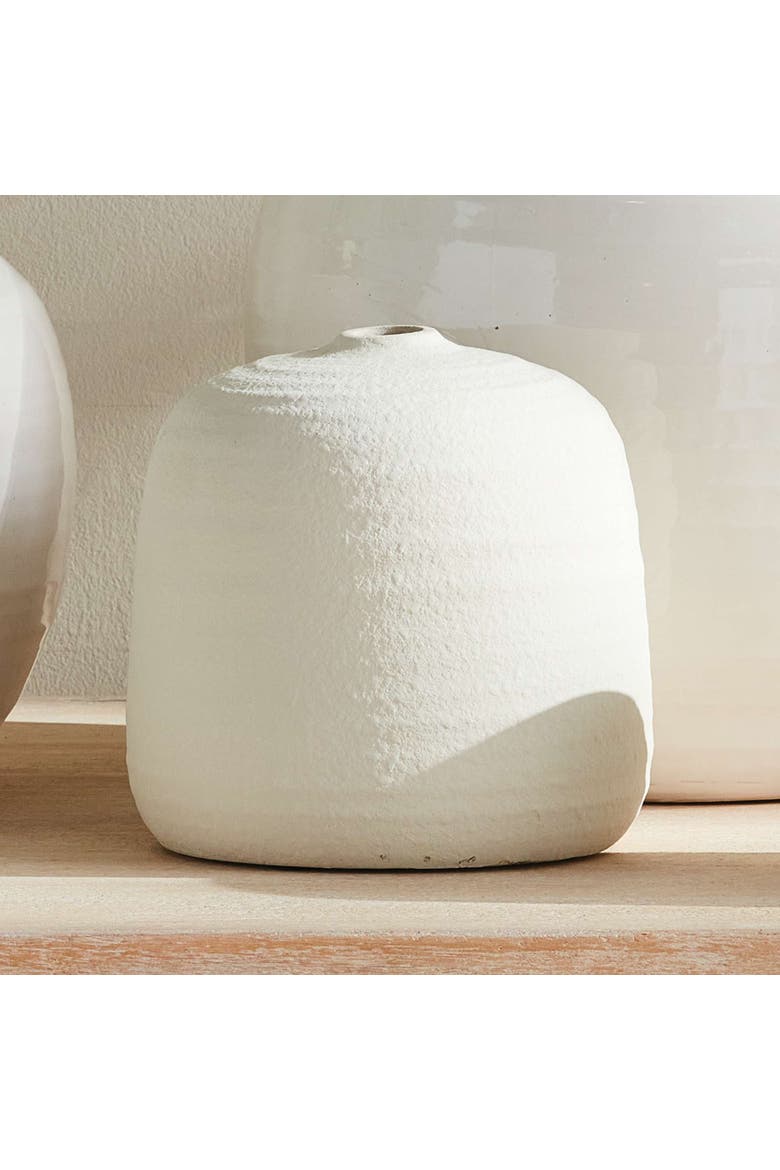 Lemore Vase, Alternate, color, White