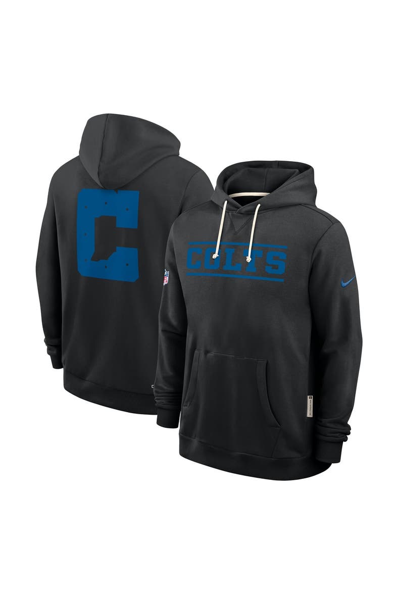Men's Nike Black Indianapolis Colts Standard Issue Replay Officials Alternate Dri-FIT Hoodie, Alternate, color, Black