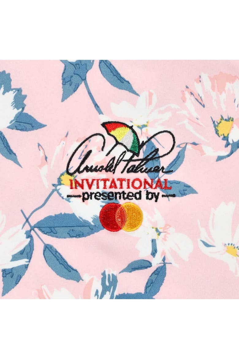 Men's Puma  Pink Arnold Palmer Invitational Springs Floral Polo, Alternate, color, Pink