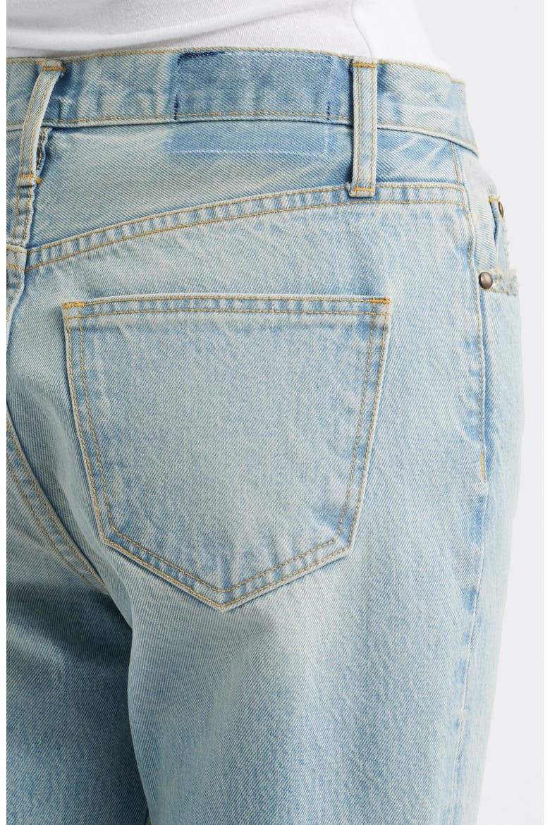 The Wayne Crop Straight Leg Jeans, Alternate, color, TIDAL WASH