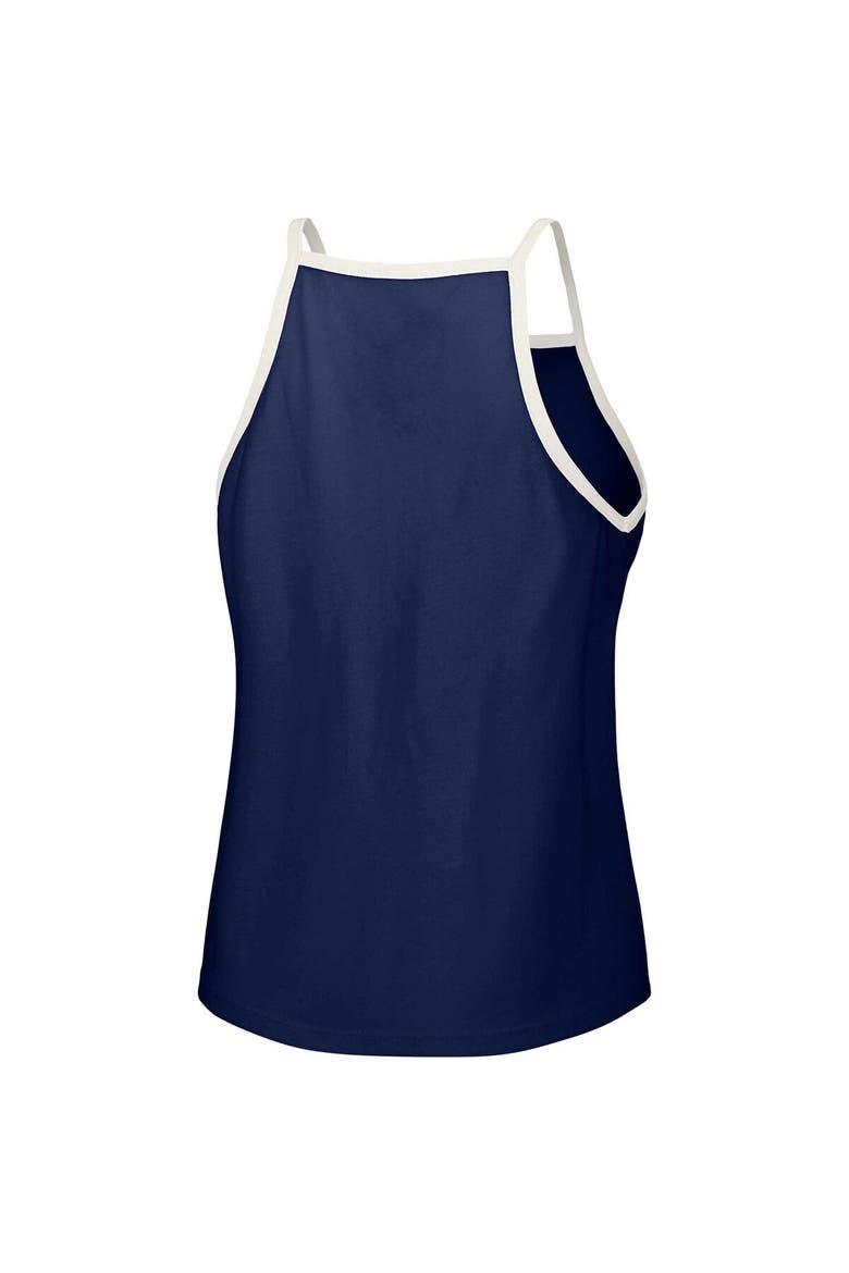 Women's Lusso  Navy New York Yankees Nadine Halter Tank Top, Alternate, color, Navy
