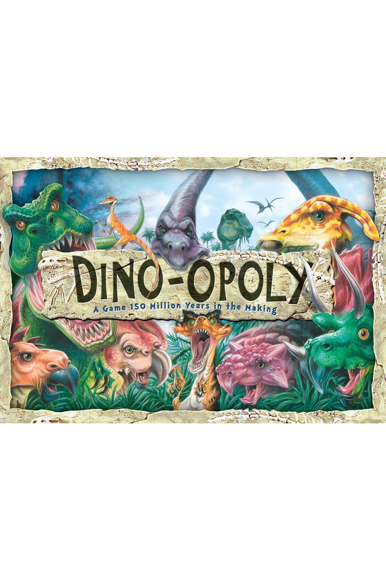 Dinoopoly Monopoly Board Game, Alternate, color, Multicolored