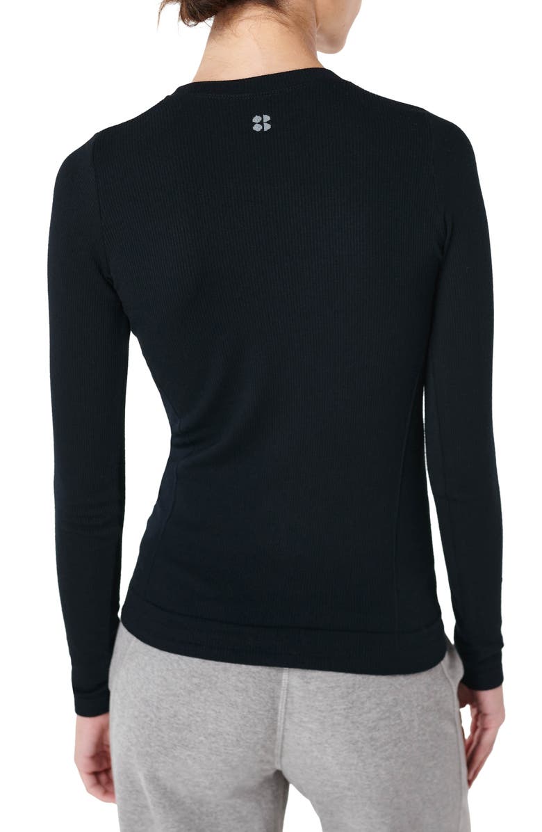 Sweaty Betty Glisten Seamless Long Sleeve Top, Alternate, color, 