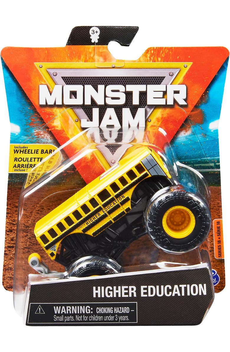 Grave Digger Mini Higher Education Die Cast Vehicle, Main, color, Yellow