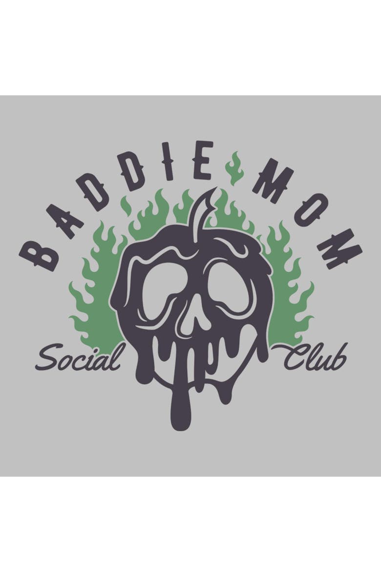 Women's Disney Baddie Mom Social Club  Graphic T-Shirt, Alternate, color, Athletic Heather