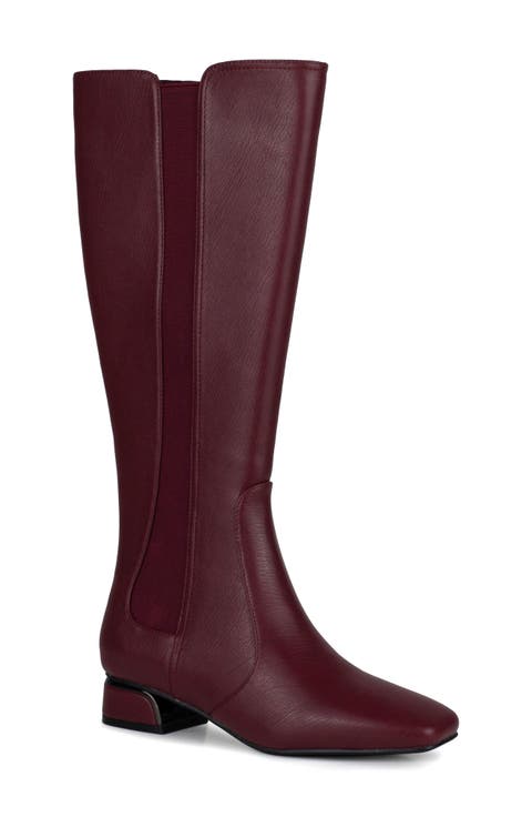 靴 UNKNOWN Handsewn Burgundy Boots 8.5 Women's Burgundy Boots | Nordstrom Rack