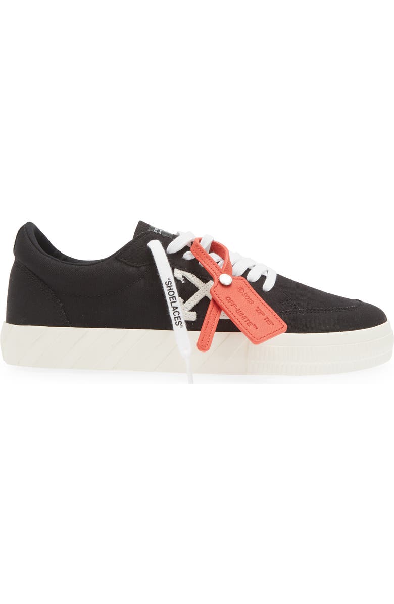 Off-White Low Top Vulcanized Sneaker, Alternate, color,