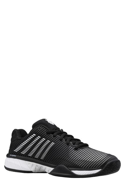K-Swiss Hypercourt Express 2 Tennis Shoe in Black/White/High-Rise  product