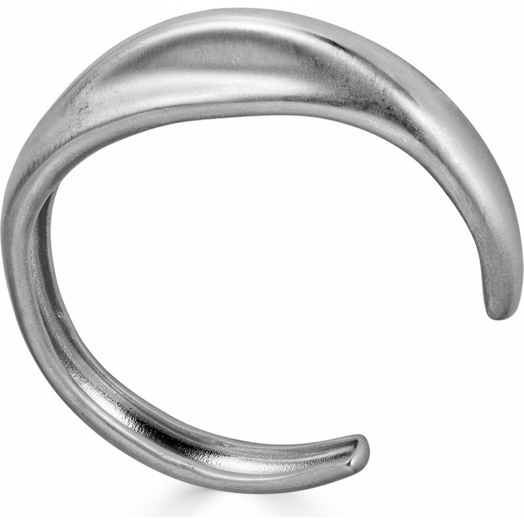 Nabs And Babs Hiba Cuff Bracelet In Silver