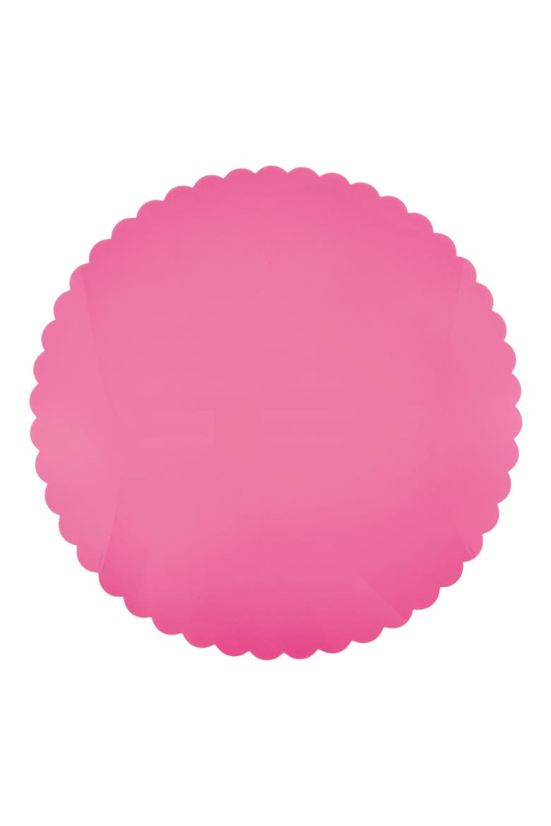 Scalloped Set of 2 Placemats, Main, color, PINK