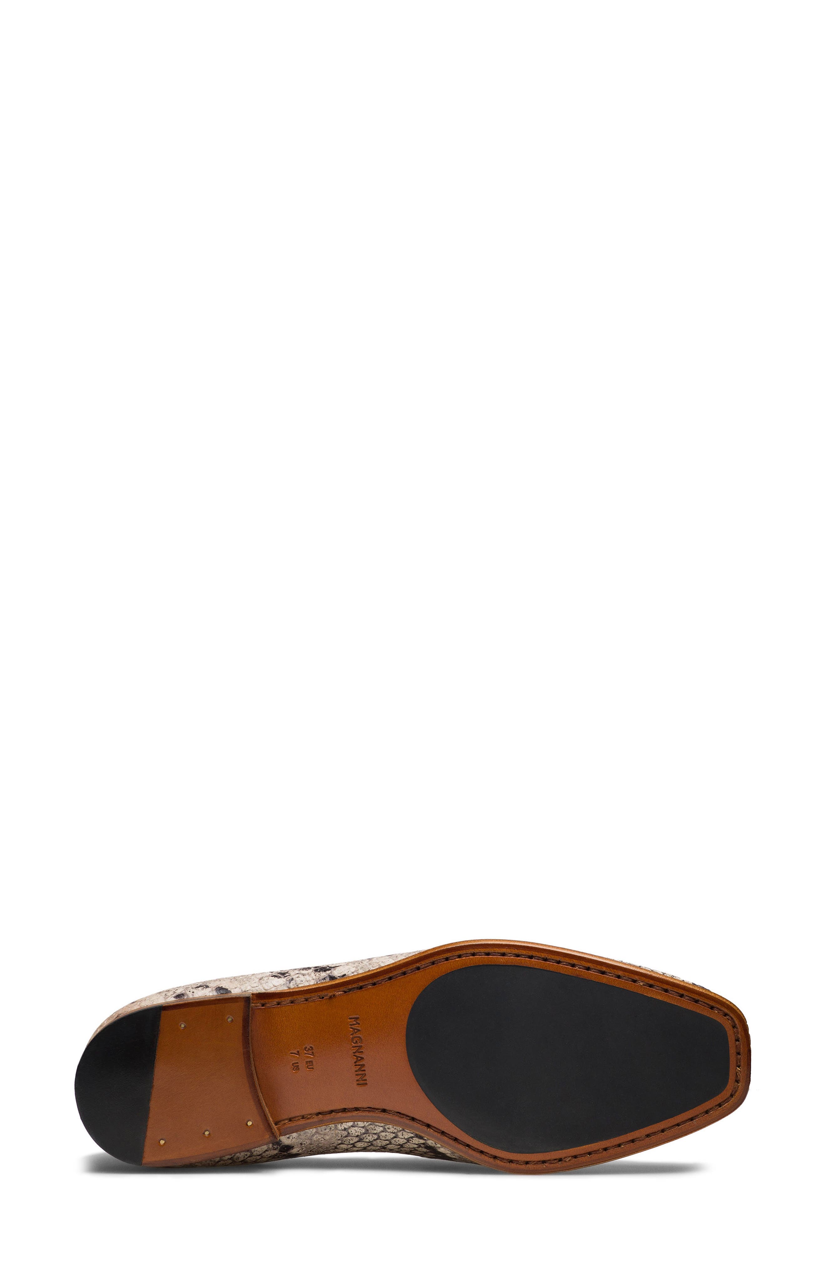 Magnanni Priscilla Python Embossed Leather Loafer, Alternate, color, Faux Python