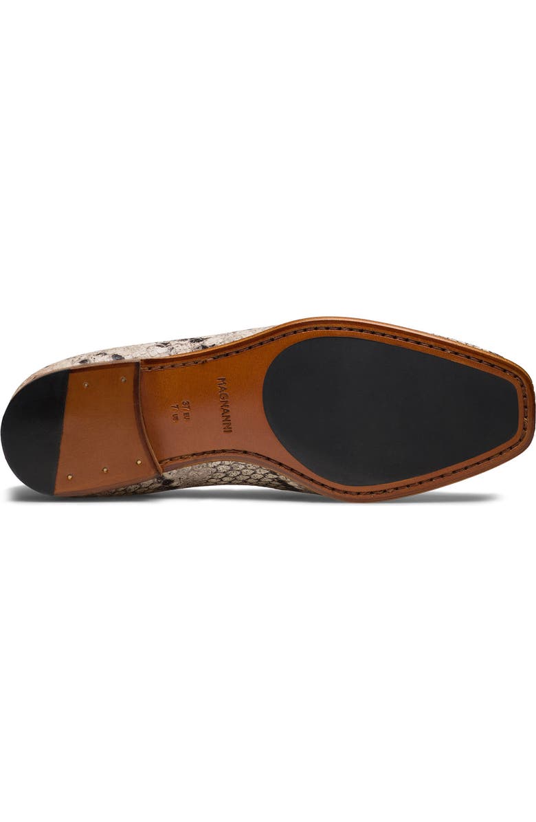 Magnanni Priscilla Python Embossed Leather Loafer, Alternate, color, Faux Python